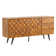 Corrigan Studio® Georgina 61" Wide 3 Drawer Acacia Solid Wood Sideboard ...