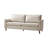 Alpha 78.5“ Mid-Century Modern Faux Leather Sofa with Solid Wood Legs-1203836059