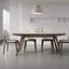 White Ash Wood Dining Set with Chairs-106686587