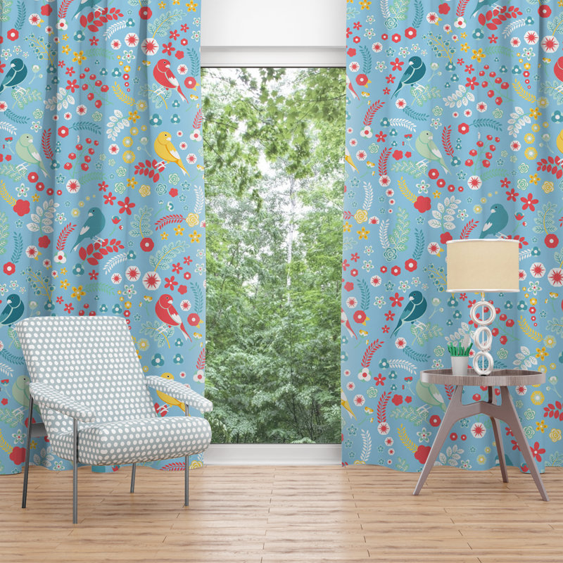 Room Darkening Curtain Pair, 20" W x 82" H