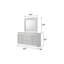Ensemble de chambre avec grand lit 4 pièces Glam-441208236