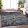 Premium Machine Washable Prisco Black Rug