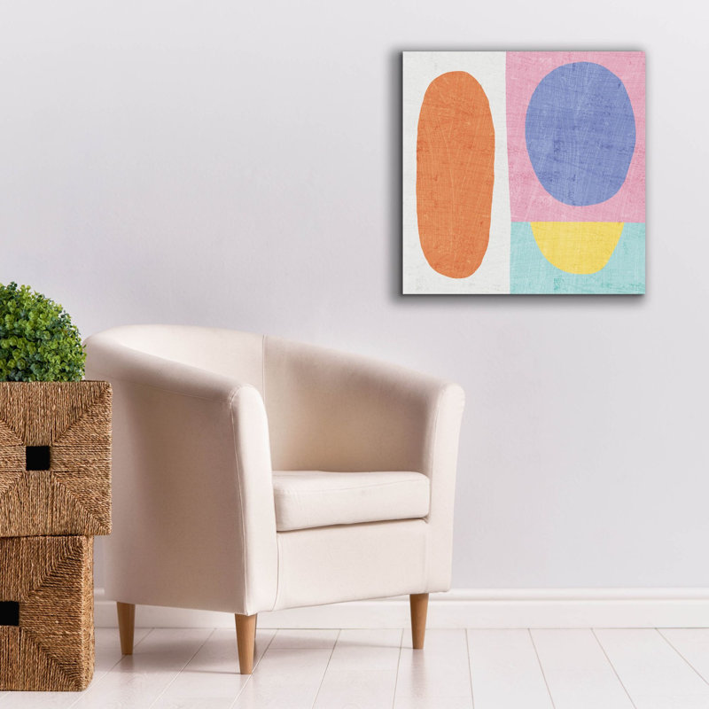 «Pastel 1» par Wild Apple Portfolio, art mural sur toile, 26 po x 26 po