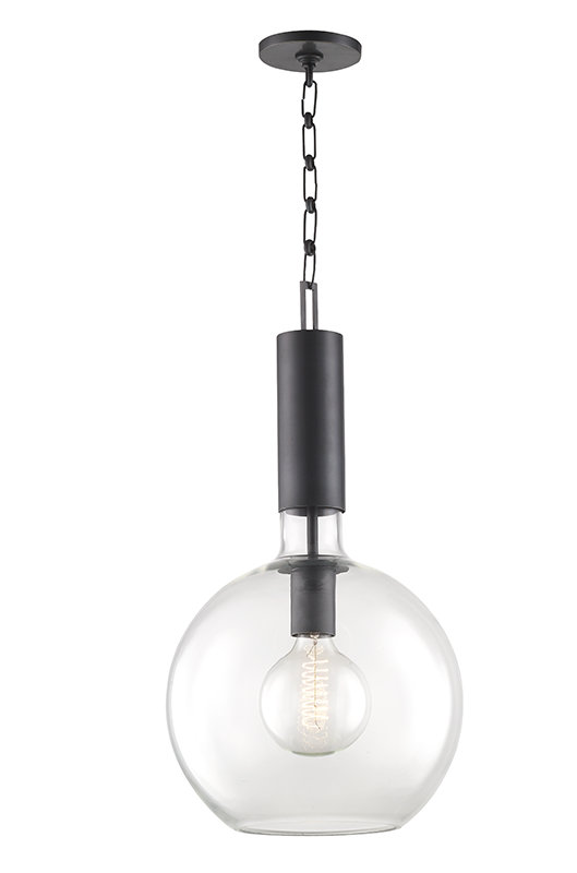 Raleigh 1 - Light Pendant, Old Bronze, 24.75" H x 13" W x 13" D