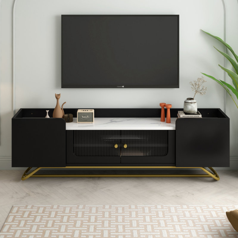 TV Stand for TVs up to 70", Black