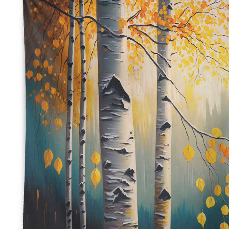 - Tapisserie murale paysage, H 32 po x l 39 po