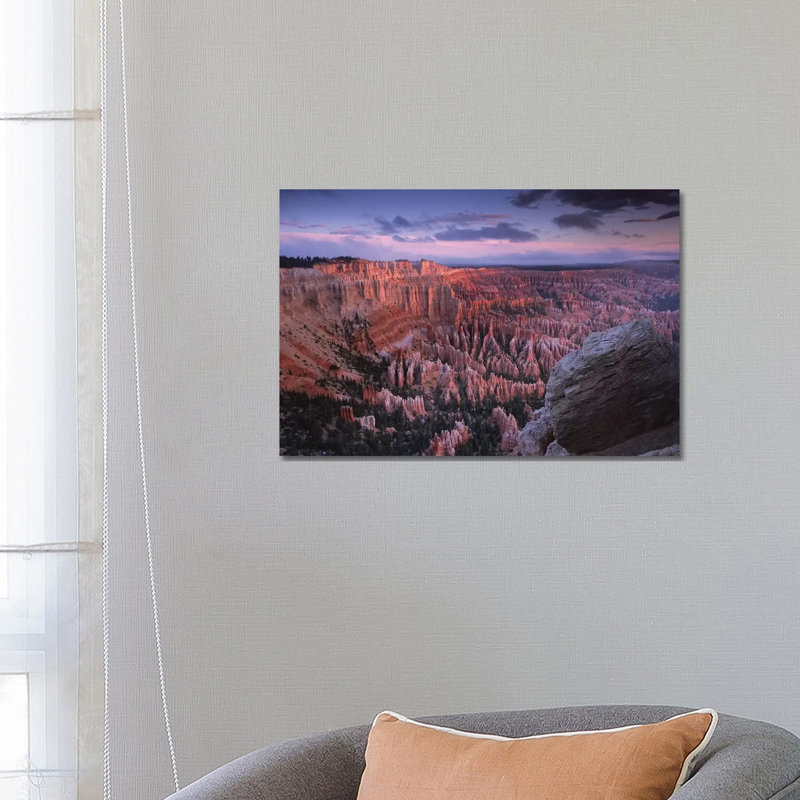 Amphitheater from Bryce Point, Bryce Canyon National Park, Utah 1 Piece Wrapped Canvas Wall Art