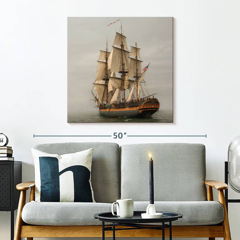 Bateau Aletra du 18e siècle, H 30 po x l 30 po