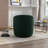 Swivel Accent Armchair Barrel Chair With Powder Coating Metal Ring-1135975735