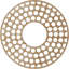 Médaillon de plafond 22 po x 22 po x P 8 po x P 3/8 po Fink-63411991-63412016