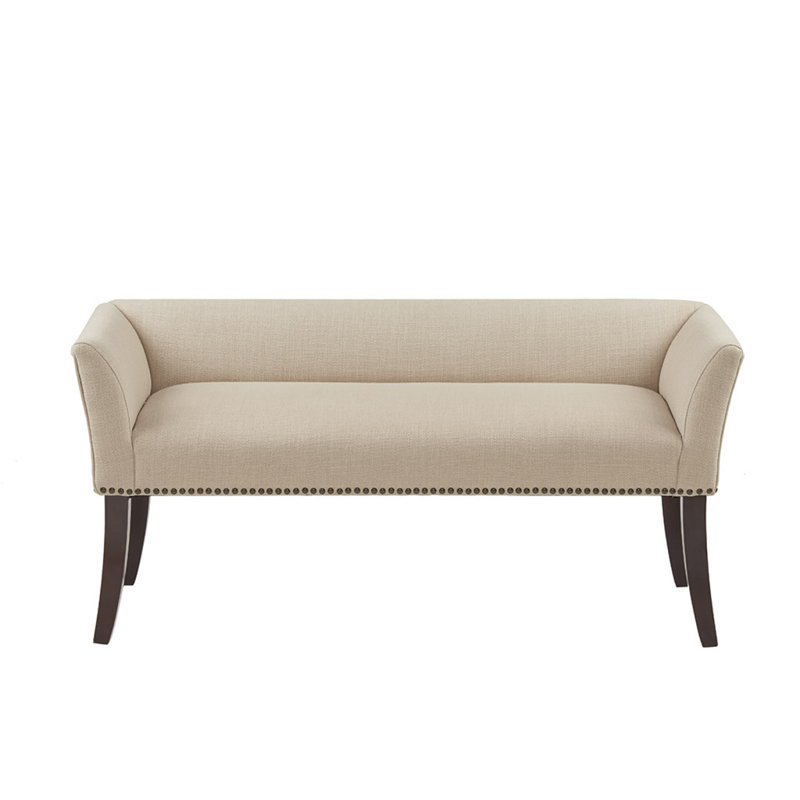 Banc décoratif brun clair, Tanné