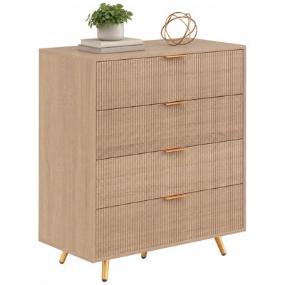 80 cm W Chest of 4 Drawers