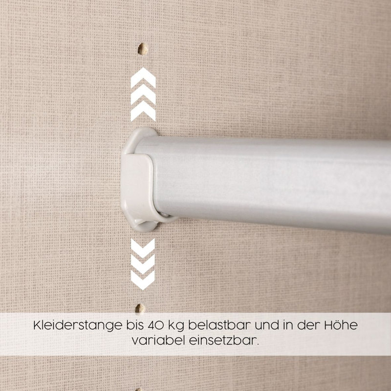Sejo Metal Closet System Hardware