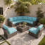  Ensemble de mobilier d'extérieur 8 pièces-286825878-286825879