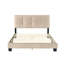 Lit plateforme tapissier en velours brun avec tête de lit ajustable et option-292031538-292031548
