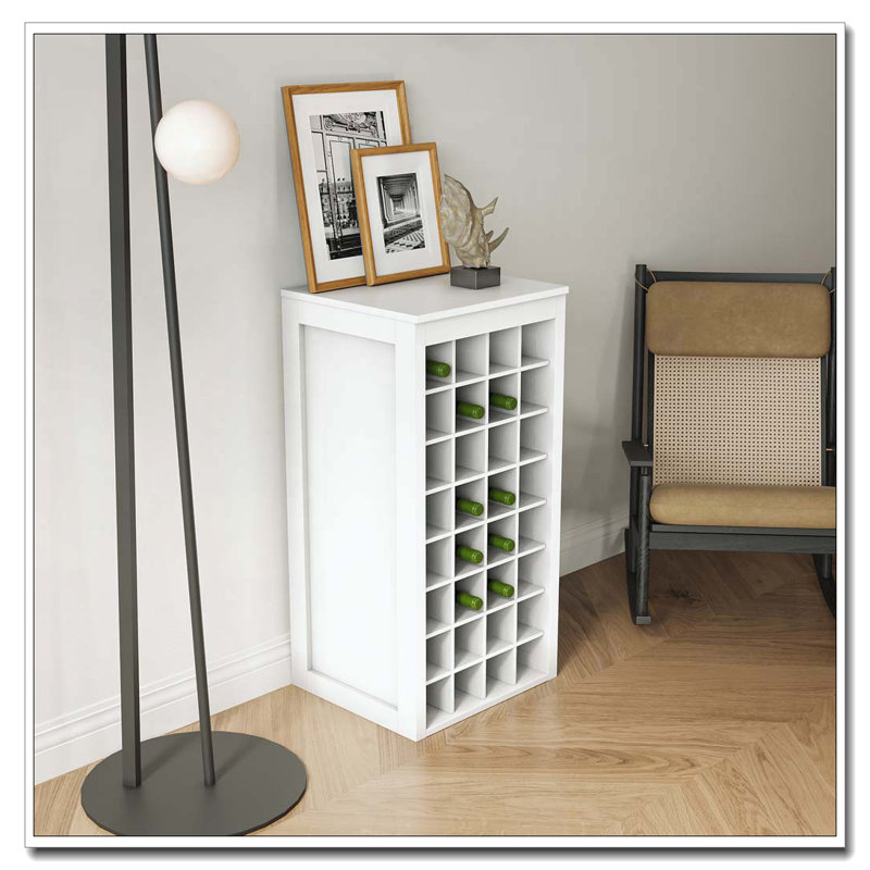 Panneau de particules modulaire pour bar à vin avec buffet