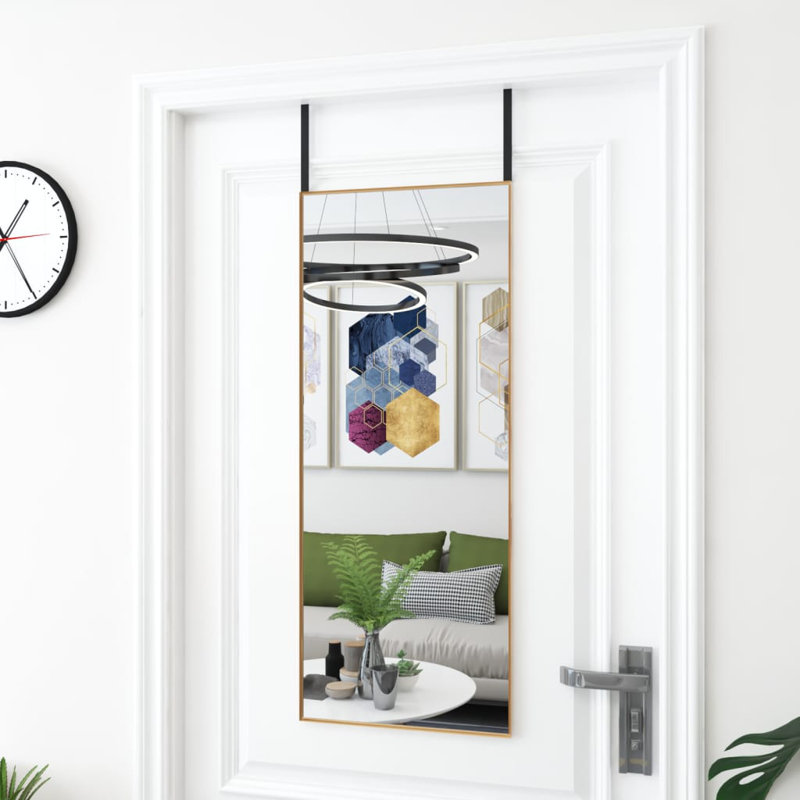 Miroir Leandrea, Or, 31,5 po x 11,8 po