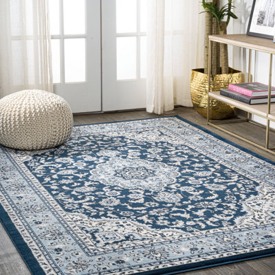 Tapis bleu marine / bleu Arignote