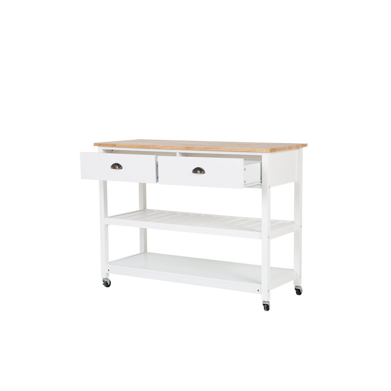 Margaux Solid Wood Top Kitchen Island