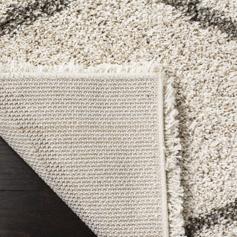Girault Geometric Shag Area Rug, Rectangle 236 x 305cm