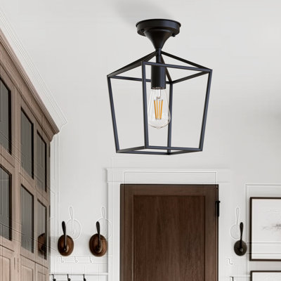 Plafonnier semi-encastré 1 lumière Crattic