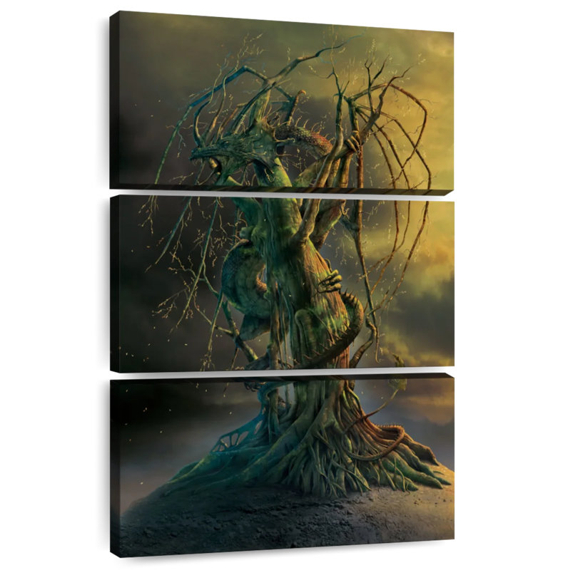Brampt Tree Dragon, 38" H x 24" W
