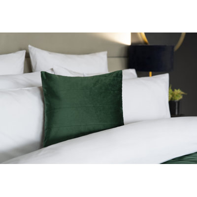 Verona Polyester Solid Colour Sham with Pillow Shams