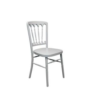 Arroyo 43cm H Solid Wood Slat Back Stacking Side Chair