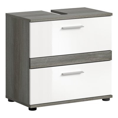 Pascuala 60cm W Freestanding Standard Single Bathroom Vanity Base Only in White