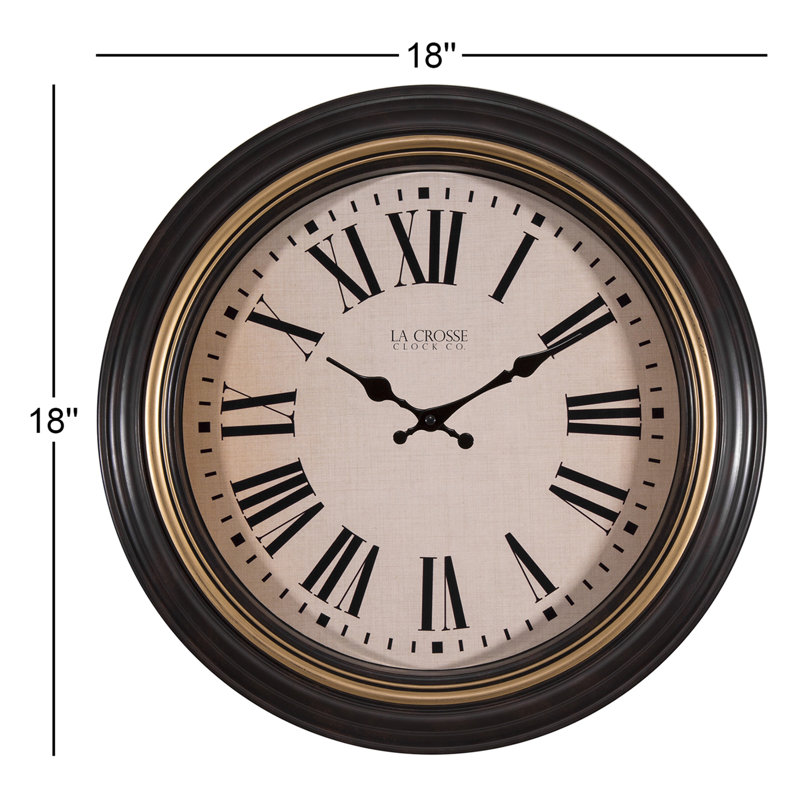 Kazuyuki 18" Quartz Wall Clock