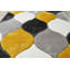 Tapis noir / gris / jaune Hatha-306601406