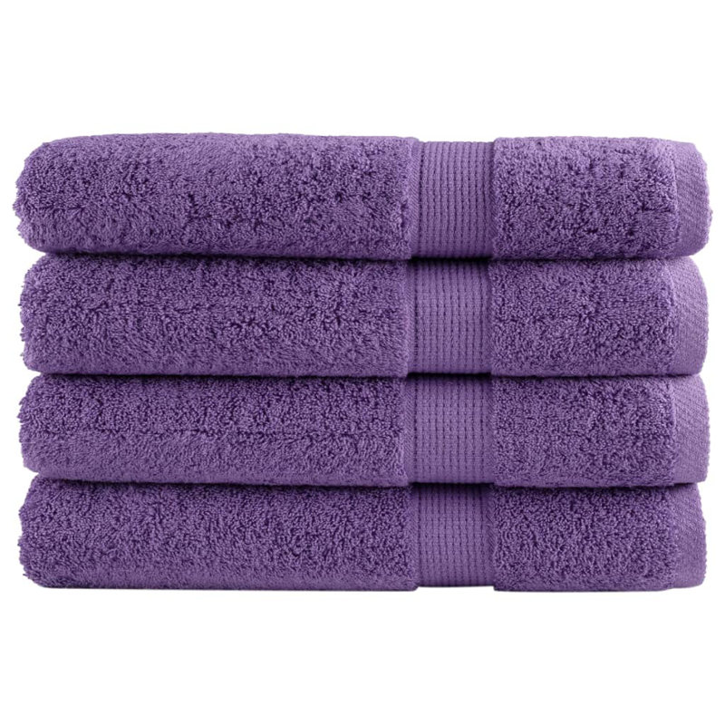 Aremy 100% Cotton Hand Towel, Purple, 200cm L x 100cm W