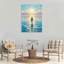 Jésus marchant sur l'eau, art mural sur toile, récits de la Bible chrétienne, images d'art moderne, affiche pour salon