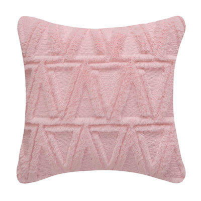  Faux Fur Throw Pillow