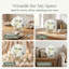 Pivoines blanches, fleurs artificielles avec vase, arrangements de fausses pivoines, vase en verre