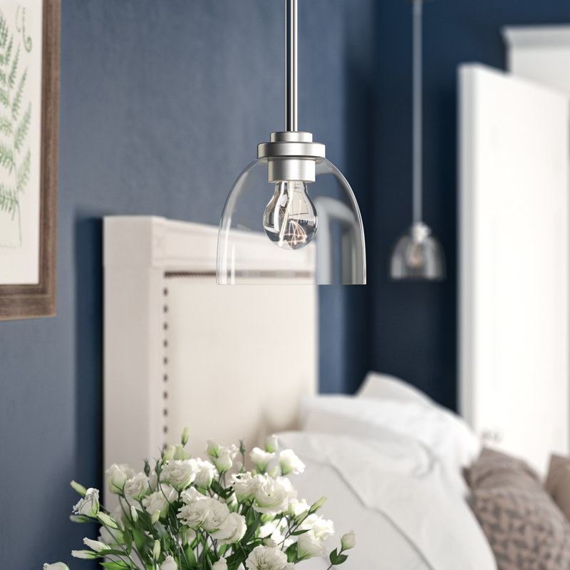 Cardiff 1 - Light Single Pendant, Brushed Nickel