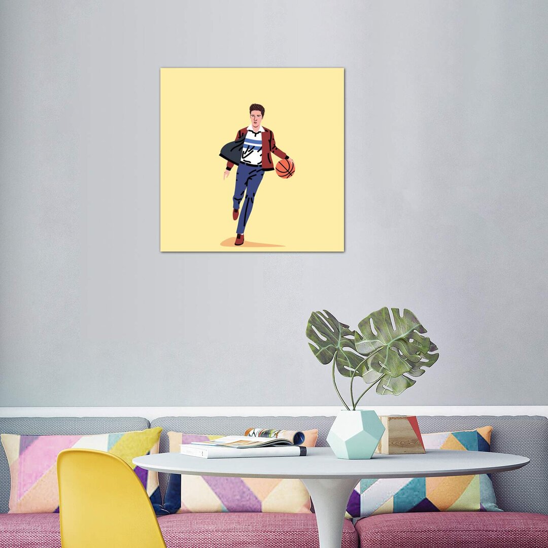 Leinwandbild - Grafikdruck „Balling Elvis” von Elad Shagrir