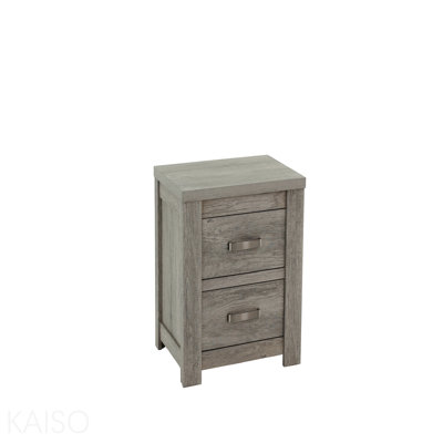 Light Gray Oak Nightstand