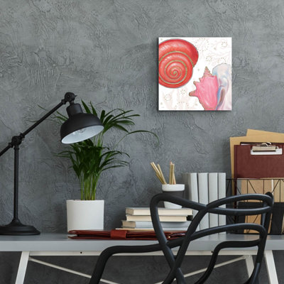 «Shimmering Shells 4» par James Wiens, art mural en verre acrylique