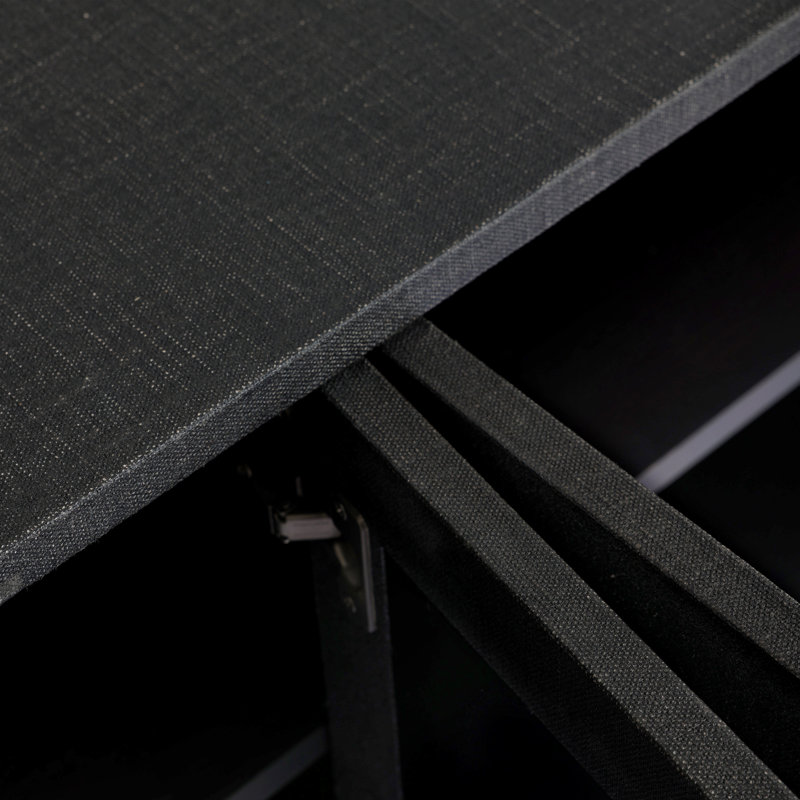 Cressida 72'' W Sideboard, Black Linen