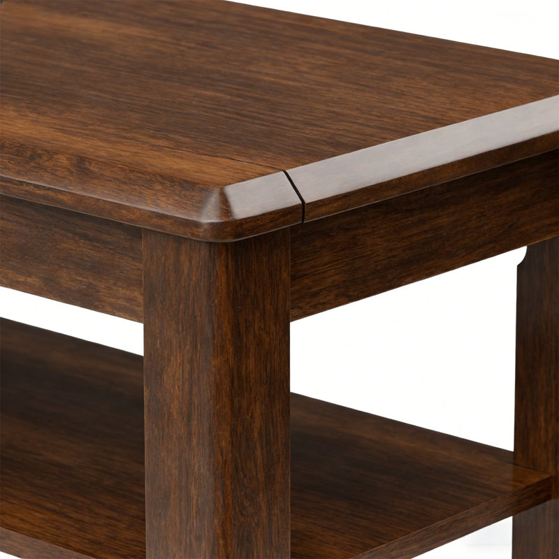 Range-chaussures en bois de qualité supérieure pour la maison, 20.6” H x 31.5” W x 11.8” D
