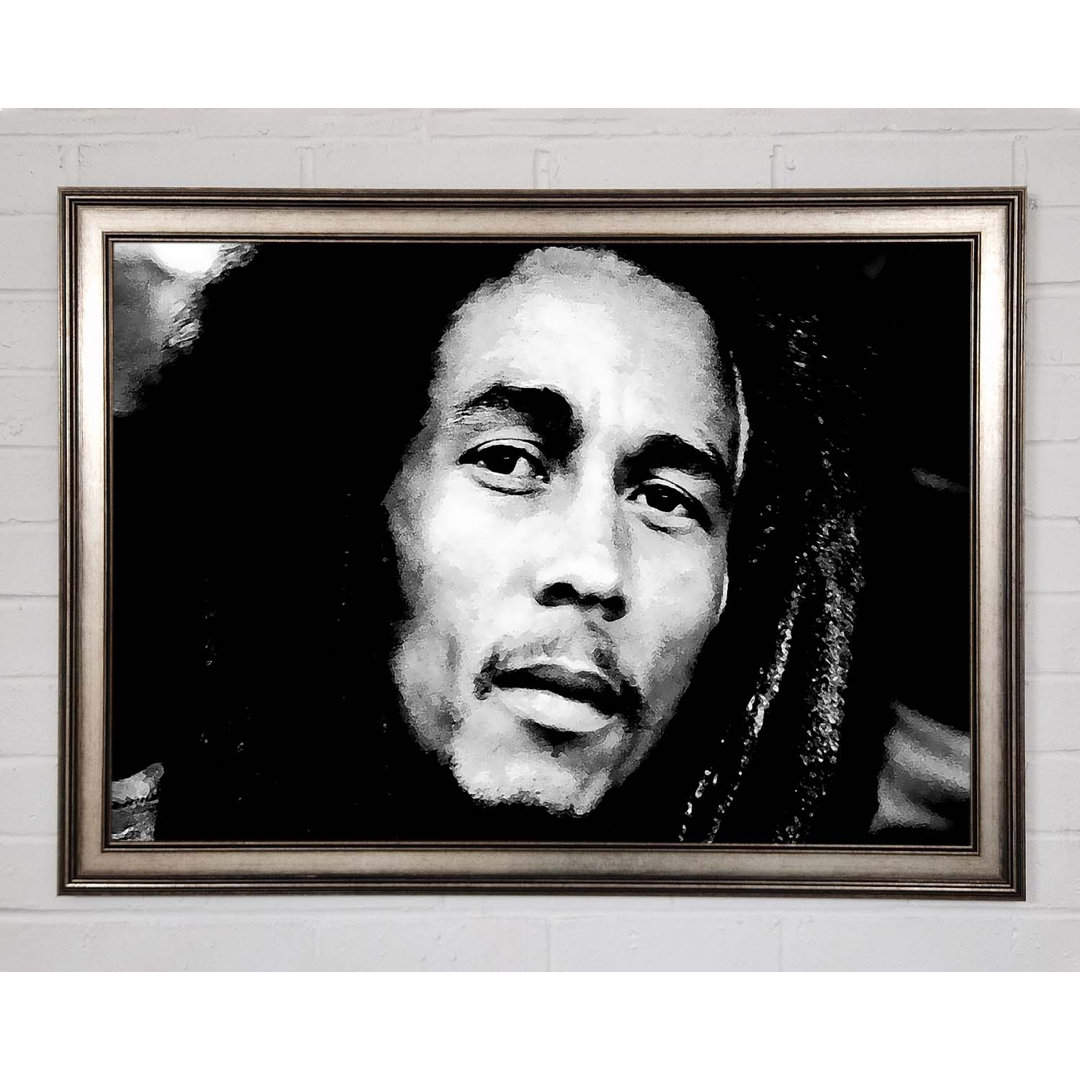 Bob Marley Iron Lion - Einzelner Bilderrahmen Kunstdrucke