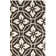 Tapis à motif géométrique chocolat et ivoire pour l'intérieur et l'extérieur Bayou
