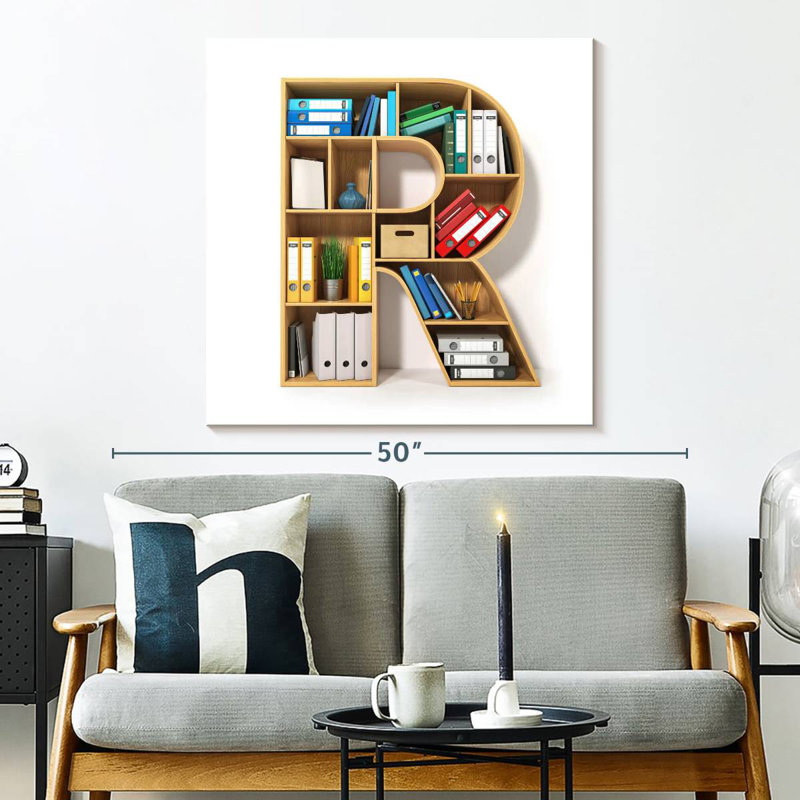 Keiri R Shaped Bookshelf