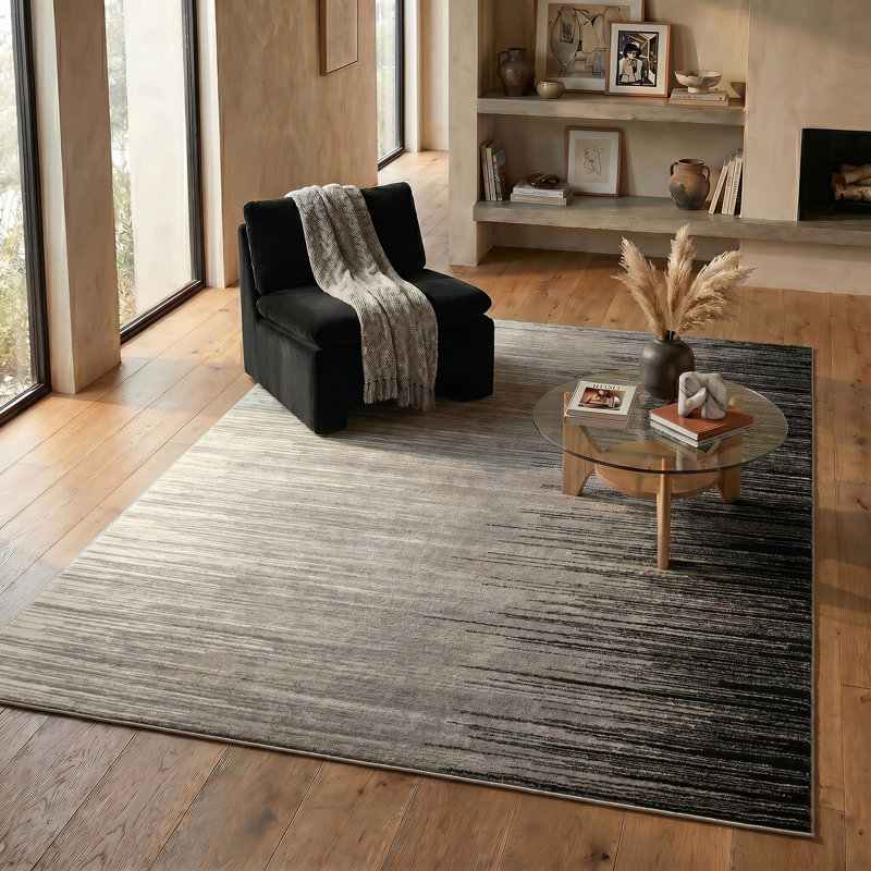 Atchison Abstract Indoor Rug, Rectangle 5'3" x 7'7"