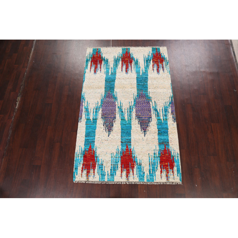 One-of-a-Kind 4'11" X 7'8" New Age Area Rug in