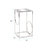 Glass Top End Table