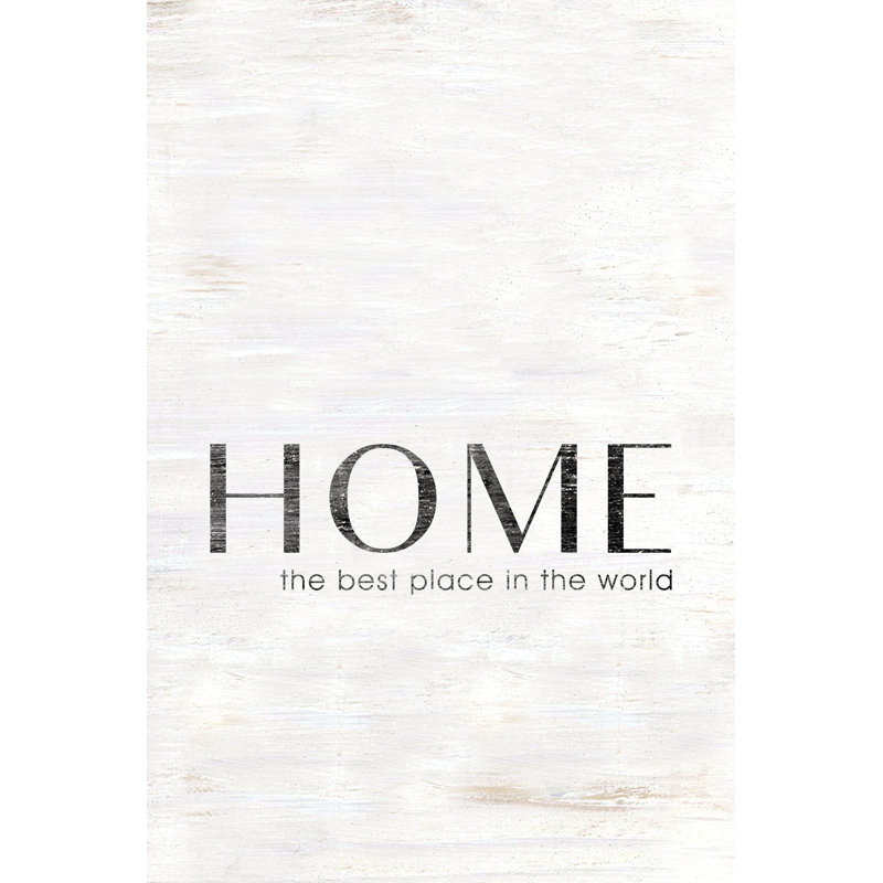 Best Place In The World - Wrapped Canvas Print, 46cm H x 30cm W
