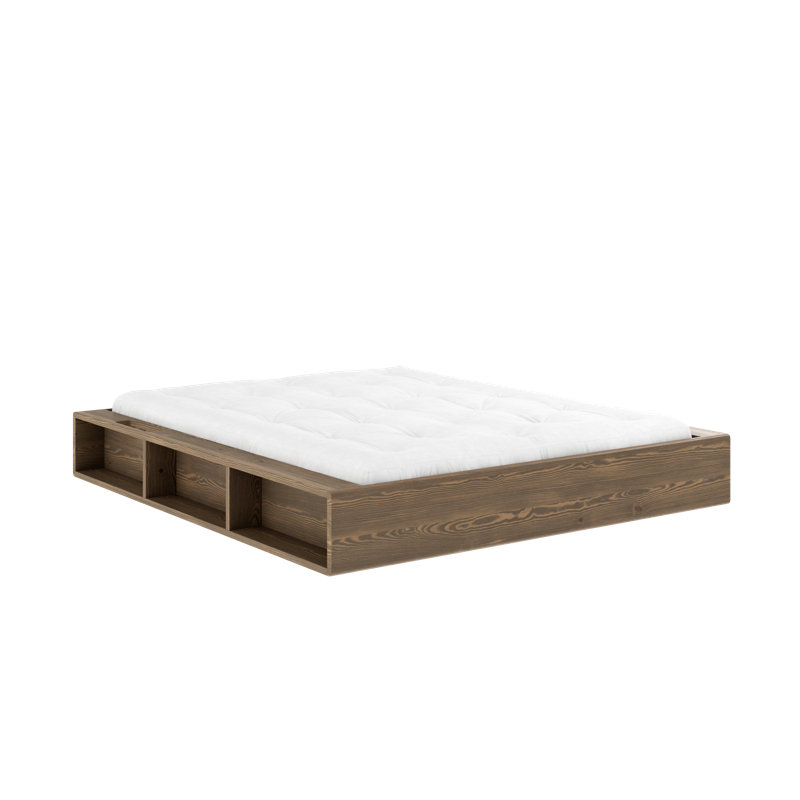 Ziggy Bed Frame, FSC certified pine wood, Made in Europe, Scandinavian Design, choose your size and color