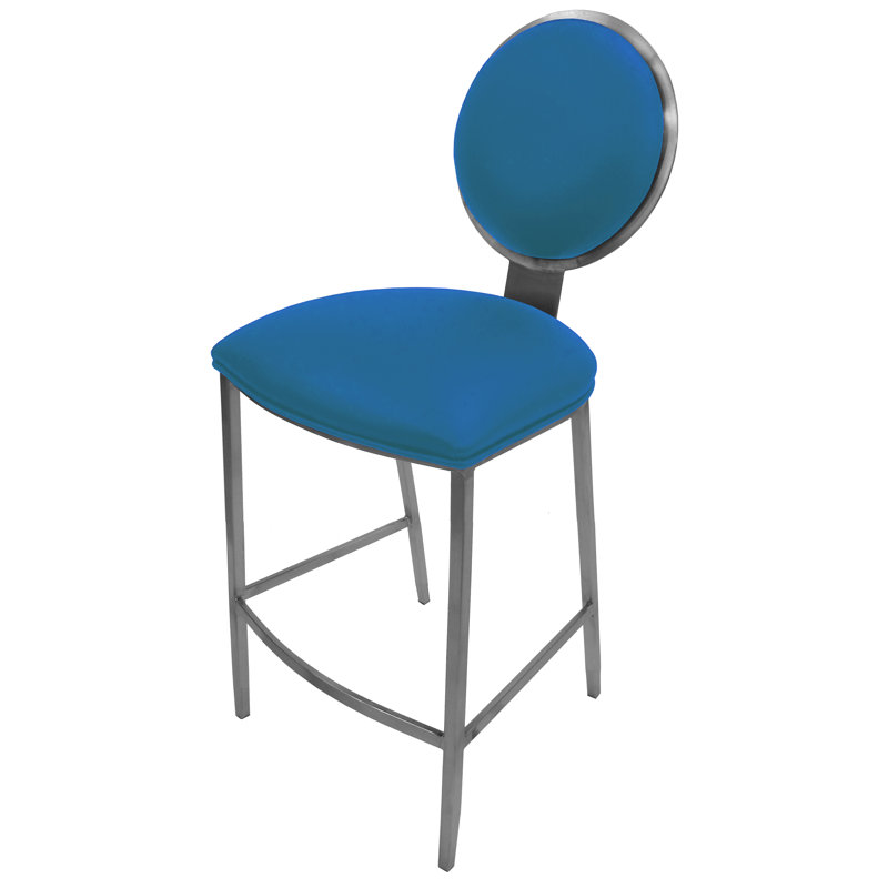 Tabouret Ireoluwa, Tabouret de bar (assise de 30 po de hauteur), Bleu